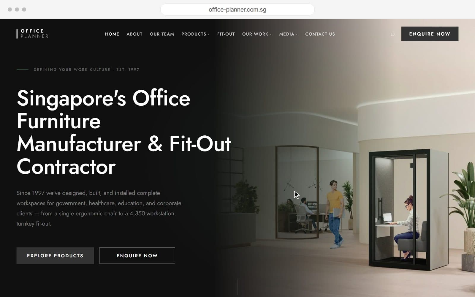 Office Planner’s website